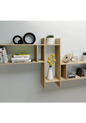 Sirola Maxi vegghylle - naturlig tre