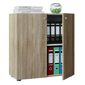 Vandol Mini skap, m. 2 drer og 1 hylle - naturlig tre