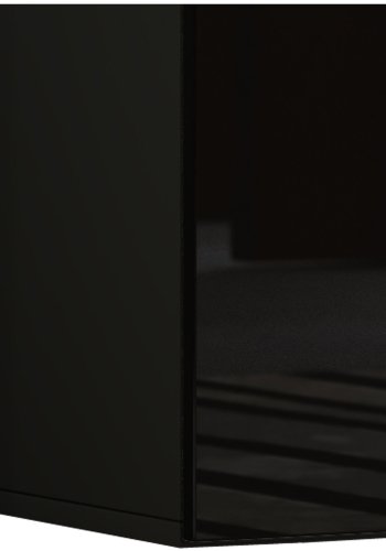 Fernso hyglans 115 TV-veggskap, m. 1 dr - svart tre