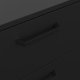 TVILUM Dana Chest 4 skuffer, Matt Black, 98,7 x 39,8 x 95,8 cm