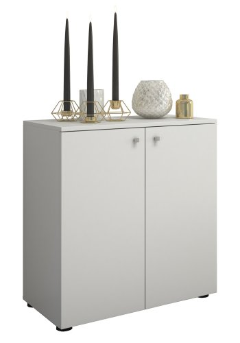 Vandol V1 Sideboard, m. 2 Türen - weißes Holz