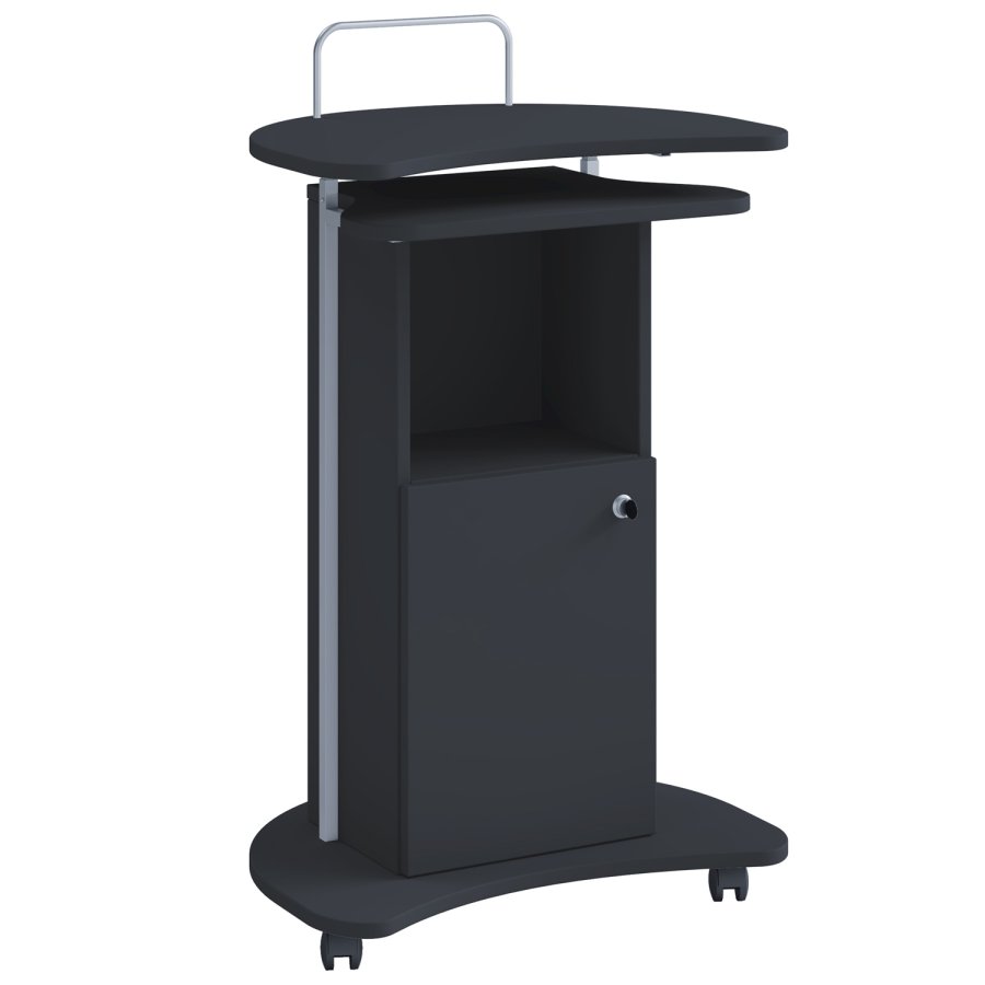 Komil stende skrivebord, med dr - svart tre