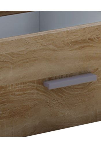 Junata sofabord, m. 2 rom, 1 hylle og 1 skuff - naturlig tre