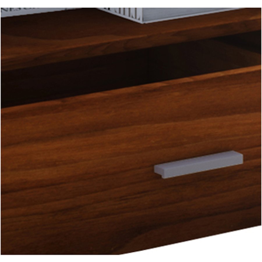 Junata sofabord, m. 2 rom, 1 hylle og 1 skuff - naturlig tre