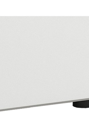 Flandu skap, m. 1 dr - hvitt tre