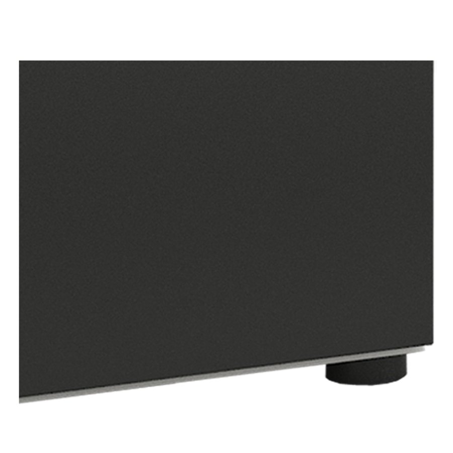 Flandu skap, m. 1 dr - svart tre