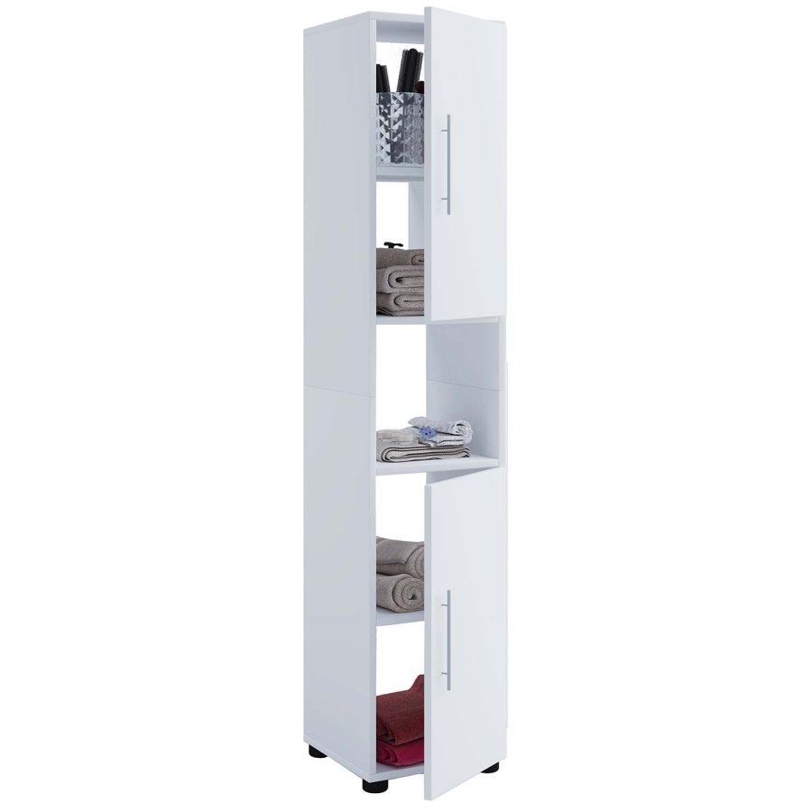 Flandu hyskap, m. 2 drer - hvitt tre