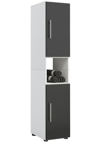 Flandu hyskap, m. 2 drer - svart tre