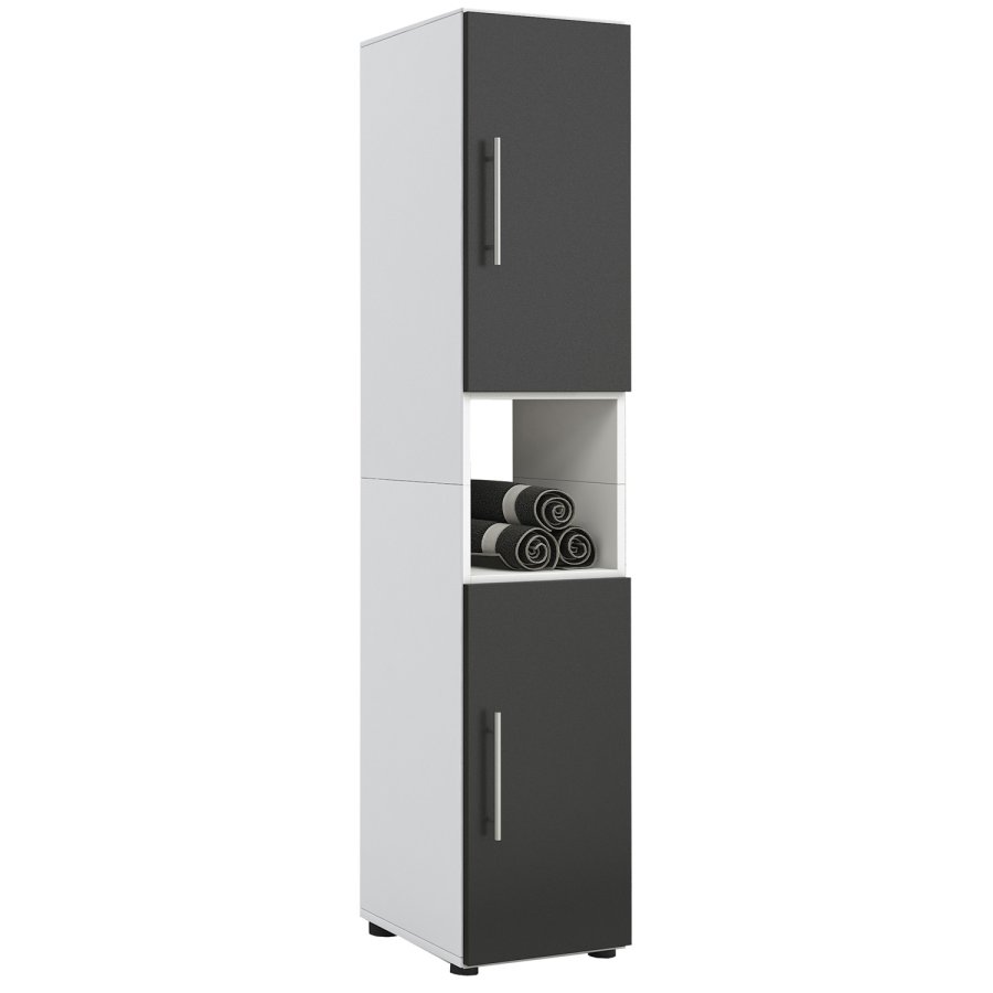 Flandu hyskap, m. 2 drer - svart tre