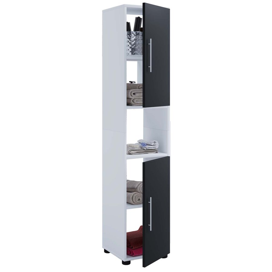 Flandu hyskap, m. 2 drer - svart tre