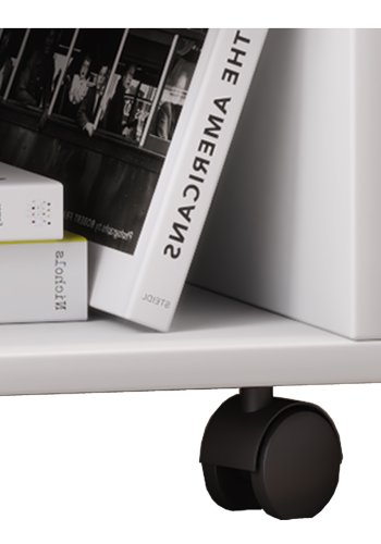 Salda skuffeseksjon, m. 1 hylle og 1 skuff - hvitt tre