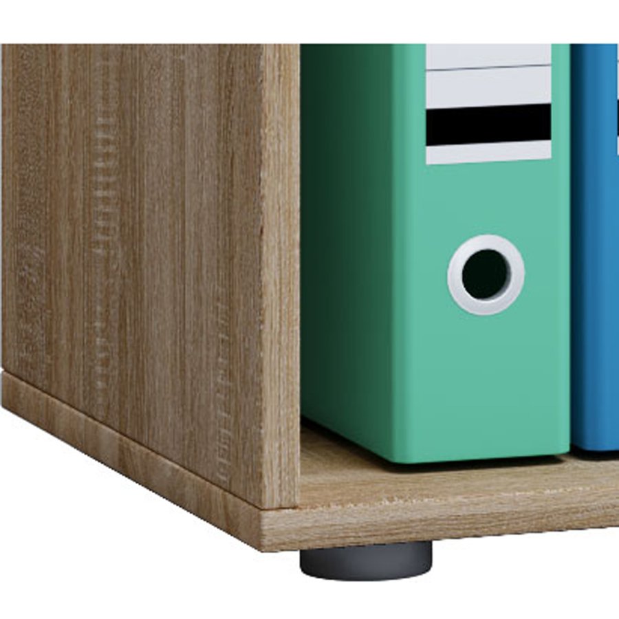 Lona XL reol, m. 2 hyller - naturlig og hvitt tre