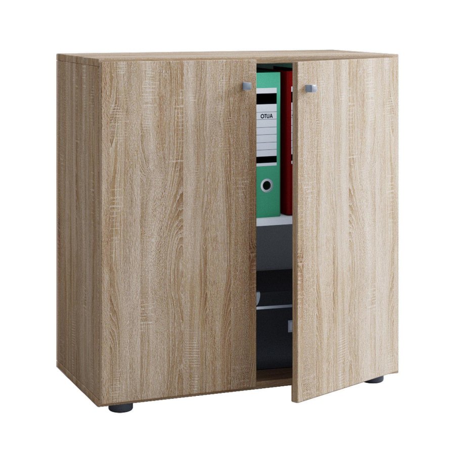 Lona skap, m. 2 drer og 1 hylle - naturlig tre