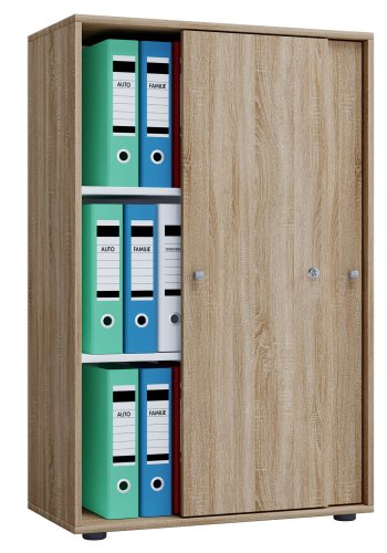 Lona XL skap, m. 2 skyvedrer og 2 hyller - naturtre