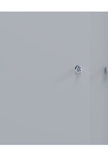 Lona XL skap, m. 2 skyvedrer og 2 hyller - grtt tre