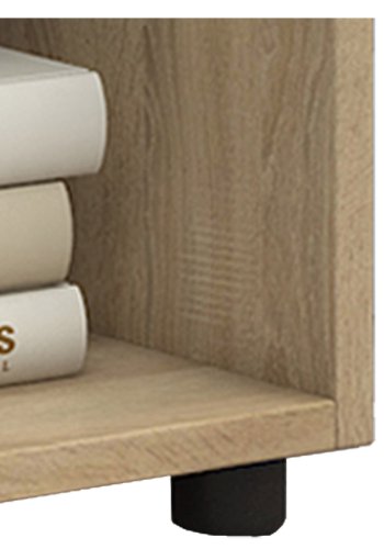 Pintal reol, m. 6 rum - natur, komposittr(H:63cm x113,5cm x 20cm)