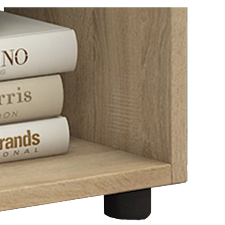 Pintal reol, m. 6 rum - natur, komposittr(H:63cm x113,5cm x 20cm)