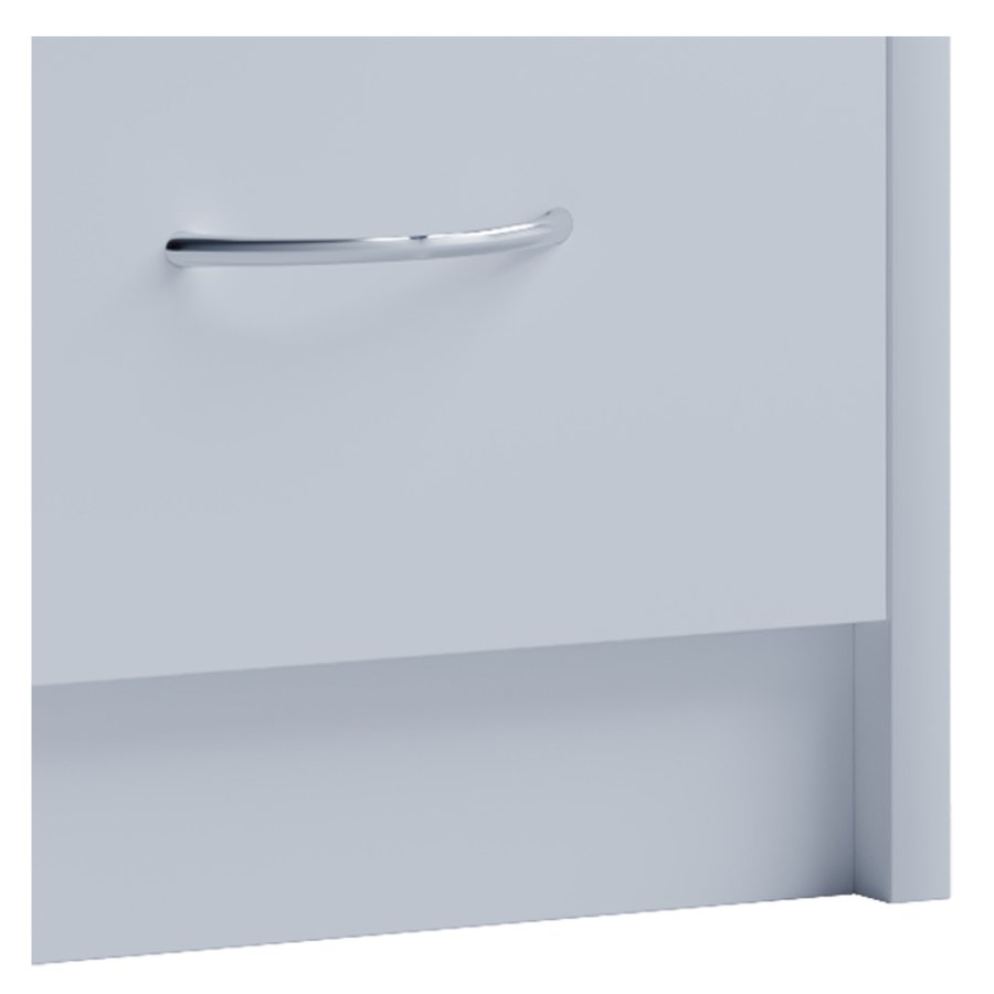 Boxal Maxi Nachttisch, m. 3 Schubladen - weißes Holz