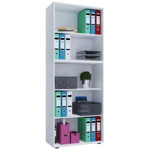 Lona XXL reol, m. 4 hyller - hvitt tre