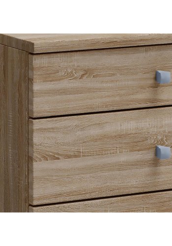 Lona Maxi skuffeseksjon, m. 4 skuffer - naturlig tre