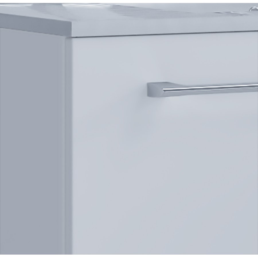 Badezimmermöbel-Set -  Keramik und weißes Melamin