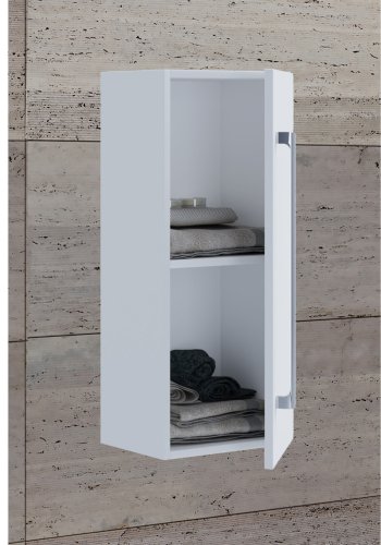 VCM NORDIC 3 Hängeschrank, m. 1 Tür und 1 Einlegeboden - Melamin weiß