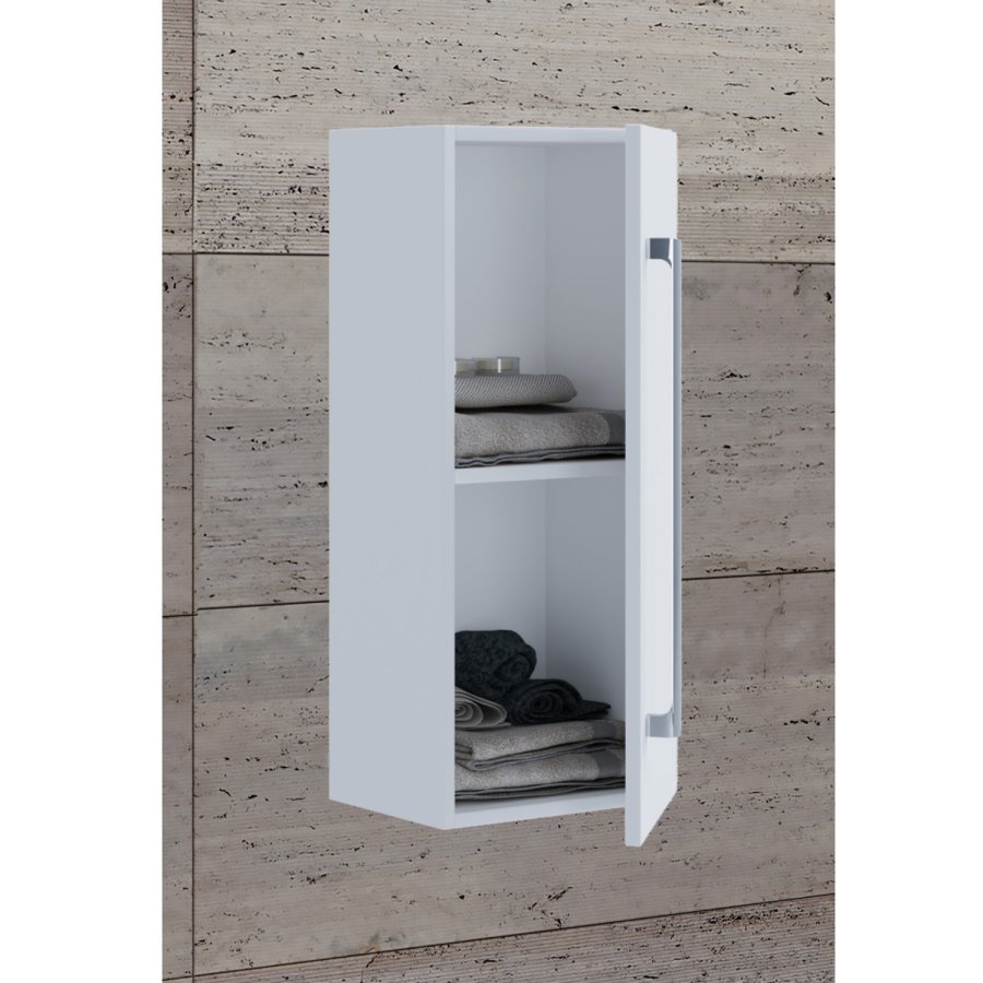 VCM NORDIC 3 Hängeschrank, m. 1 Tür und 1 Einlegeboden - Melamin weiß