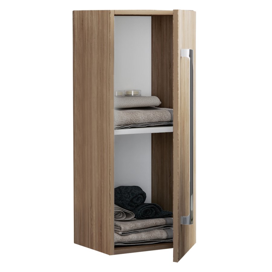 VCM NORDIC 3 Hängeschrank, m. 1 Tür und 1 Einlegeboden - Melamin natur