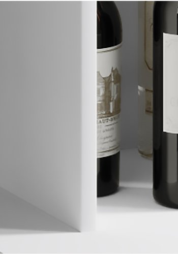 Standos barbord, m. 2 hylder - hvid tr