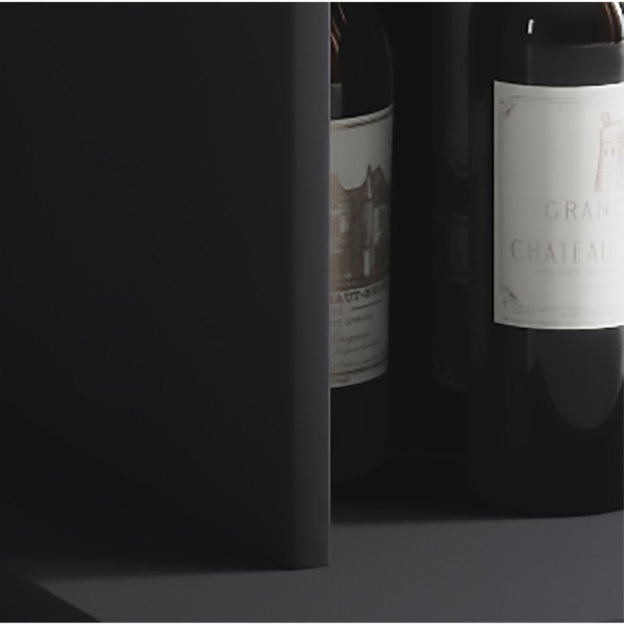 Standos barbord, m. 2 hylder - sort tr