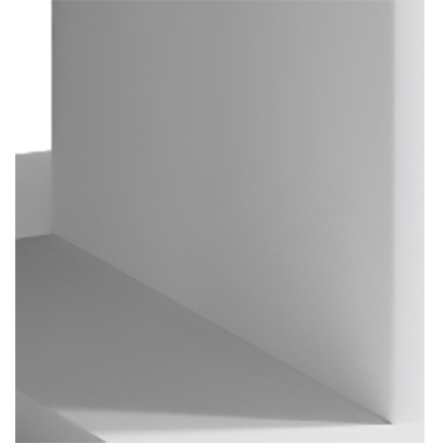 Bofus Stehpult, mit 2 Ablagen – weißes Holz