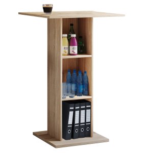 Bofus stende skrivebord, m. 2 hylder - natur tr