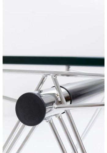 KARE DESIGN Officia skrivebord - klart glass og metall (160x80)