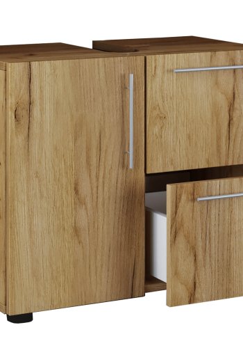 Flandu underskap, m. 1 dr og 2 skuffer - naturlig melamin