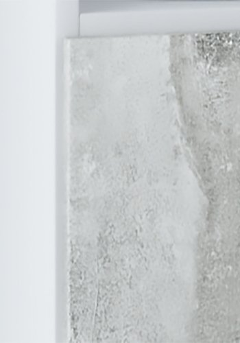 Flandu hyskap, m. 1 dr og 1 hylle - gr melamin