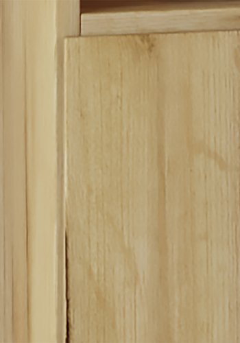 Flandu hyskap, m. 1 dr og 1 hylle - naturlig melamin