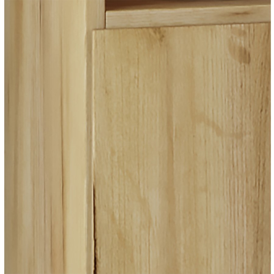 Flandu hyskap, m. 1 dr og 1 hylle - naturlig melamin