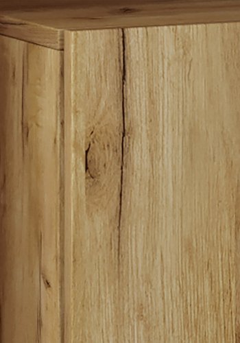 Flandu hyskap, m. 2 drer og 1 hylle - naturlig melamin