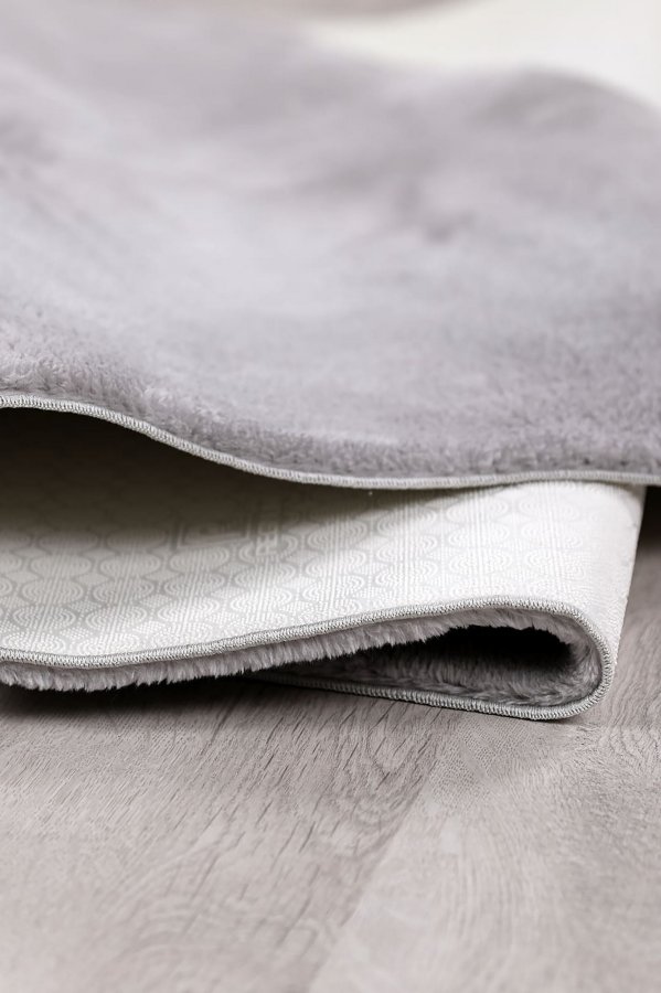 TEPPI HMFPUFY-3 teppe, rektangulrt - gr polyester (50x80)