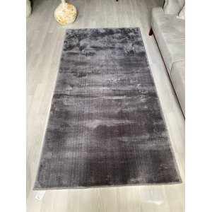 TEPPI HMFPUFY-4 teppe, rektangulrt - antrasittgr polyester (40x60)