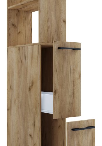 VCM NORDIC Sadilo XL baderomsdeler, m. 2 pne rom og 2 skuffer - naturlig tre