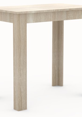 VCM NORDIC Esal 80 Esstisch, rechteckig - Naturholz (80x50)