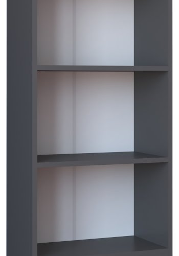   VCM Nordic VCM NORDIC Dilos M reol, m. 2 hyllplan - vit och antracitgr trä