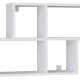 VCM NORDIC Lusas Wandregal, m. 4 Fächern - Holz weiß