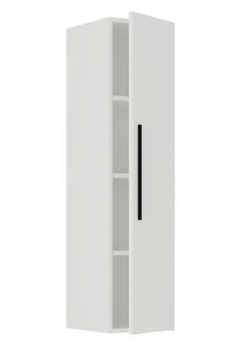 VCM NORDIC Arila XL Hängeschrank, m. 1 Tür und 3 Einlegeböden - Holz weiß