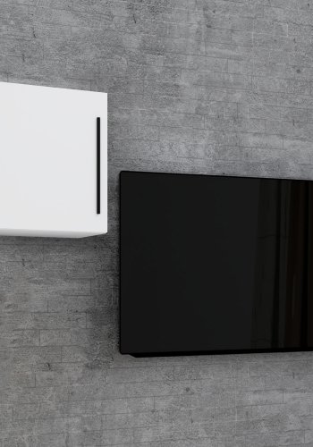 VCM NORDIC Arila M Hängeschrank, m. 1 Tür und 1 Einlegeboden - Holz weiß