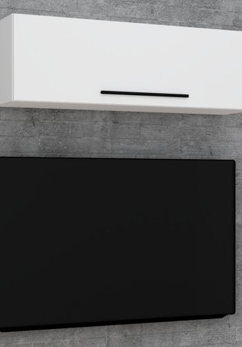 VCM NORDIC Arila L Hängeschrank, m. 1 Tür und 3 Fächern - Holz weiß