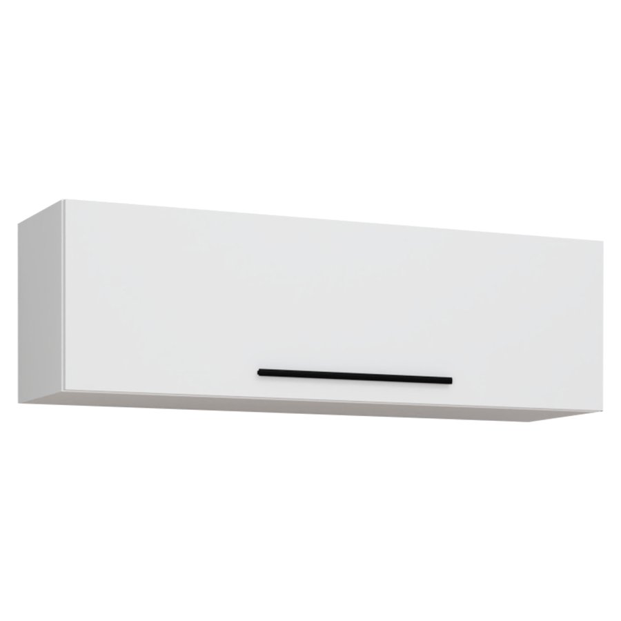 VCM NORDIC Arila L Hängeschrank, m. 1 Tür und 3 Fächern - Holz weiß