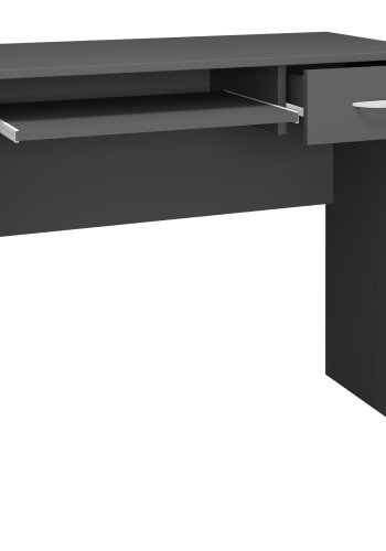 VCM NORDIC Arusa L Schreibtisch, m. 1 Tastaturablage und 1 Schublade - Holz anthrazitgrau (85x50)