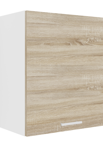 VCM NORDIC Esilo 1 drs 50 kjkken overskap, m. 1 dr og 1 hylle - hvit og naturlig tre